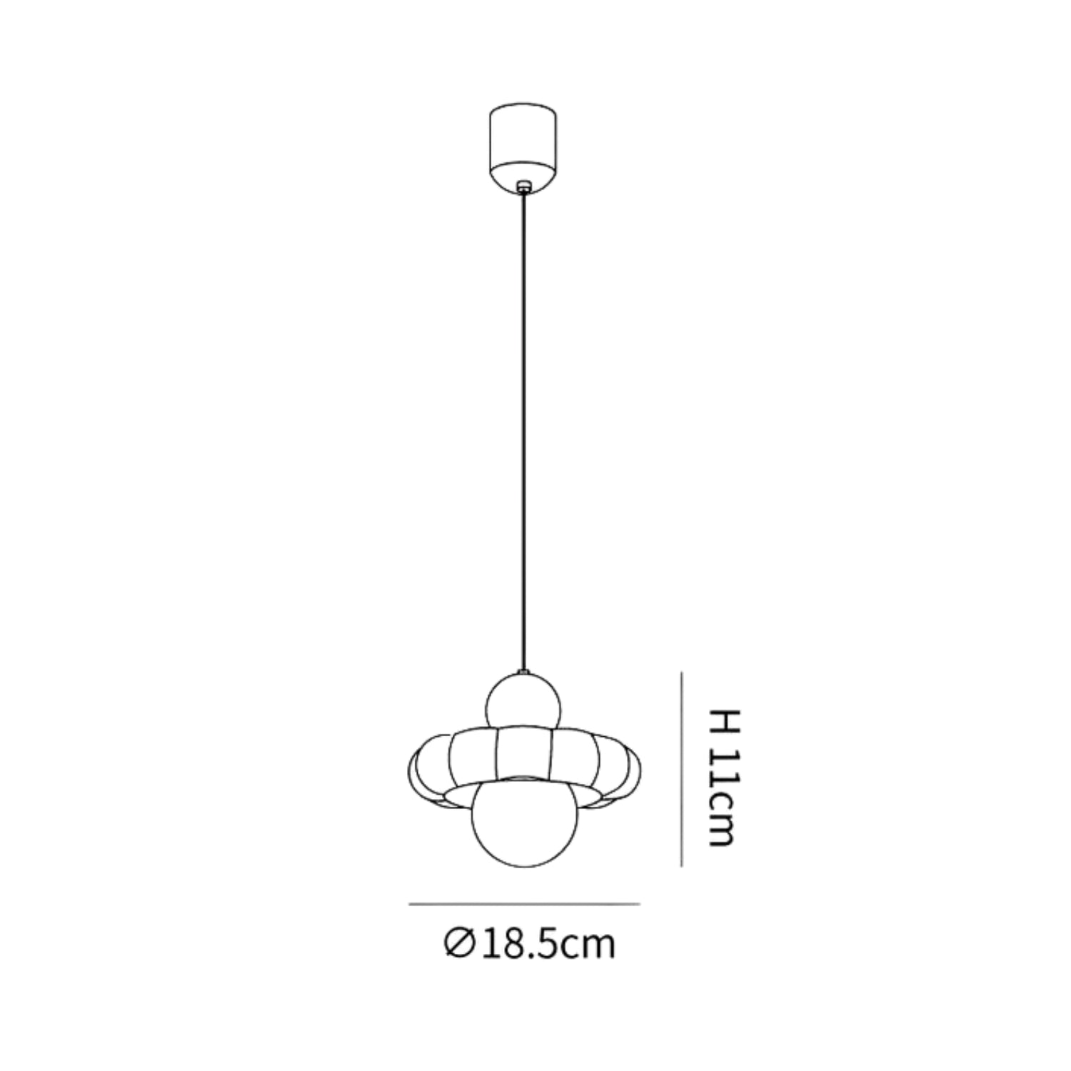 Lampada a sospensione Comelse