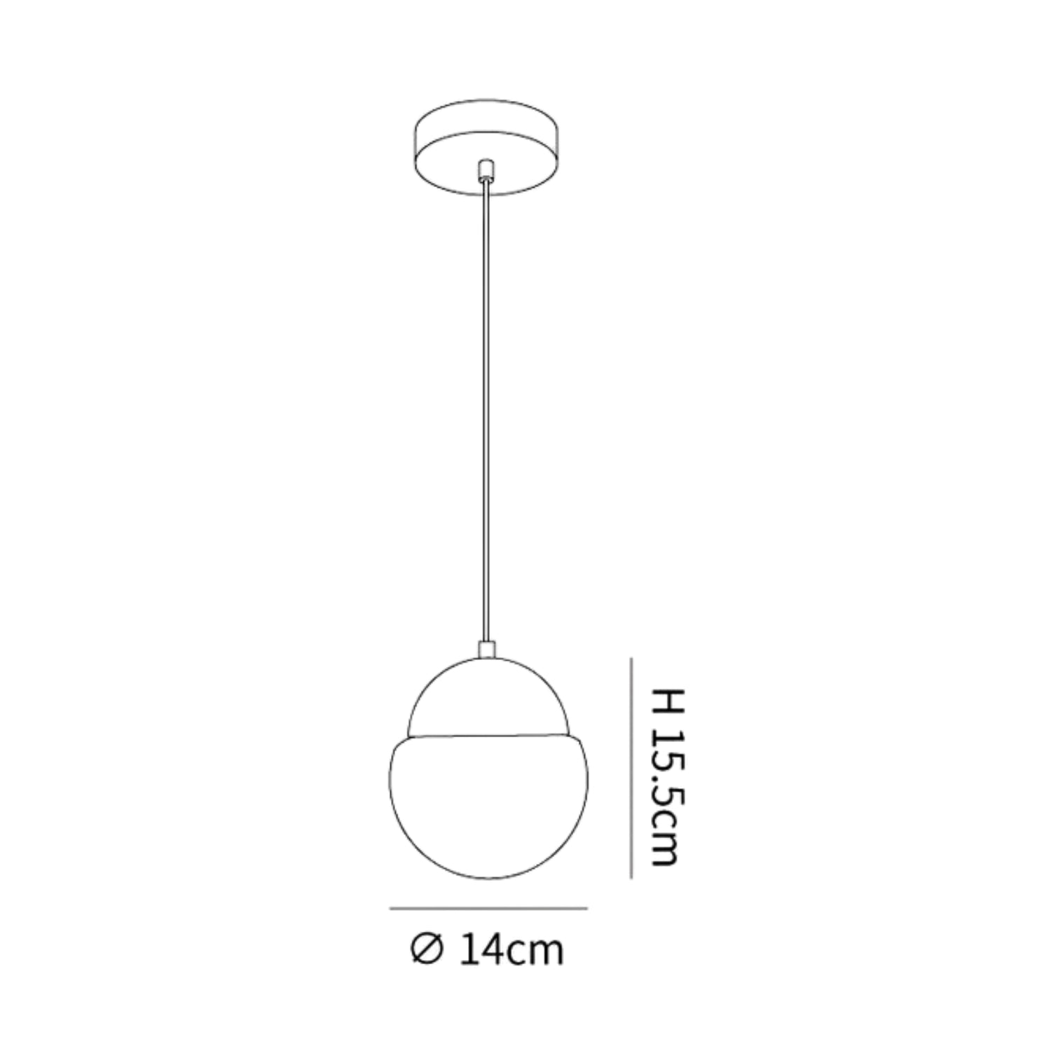Lampada a sospensione Cementis