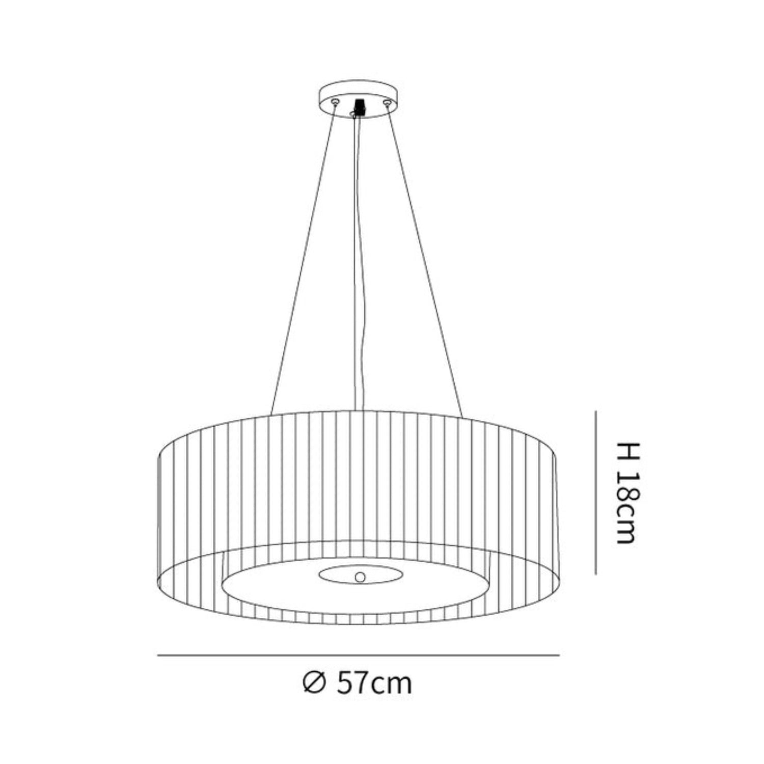 Lampada a sospensione Rufen