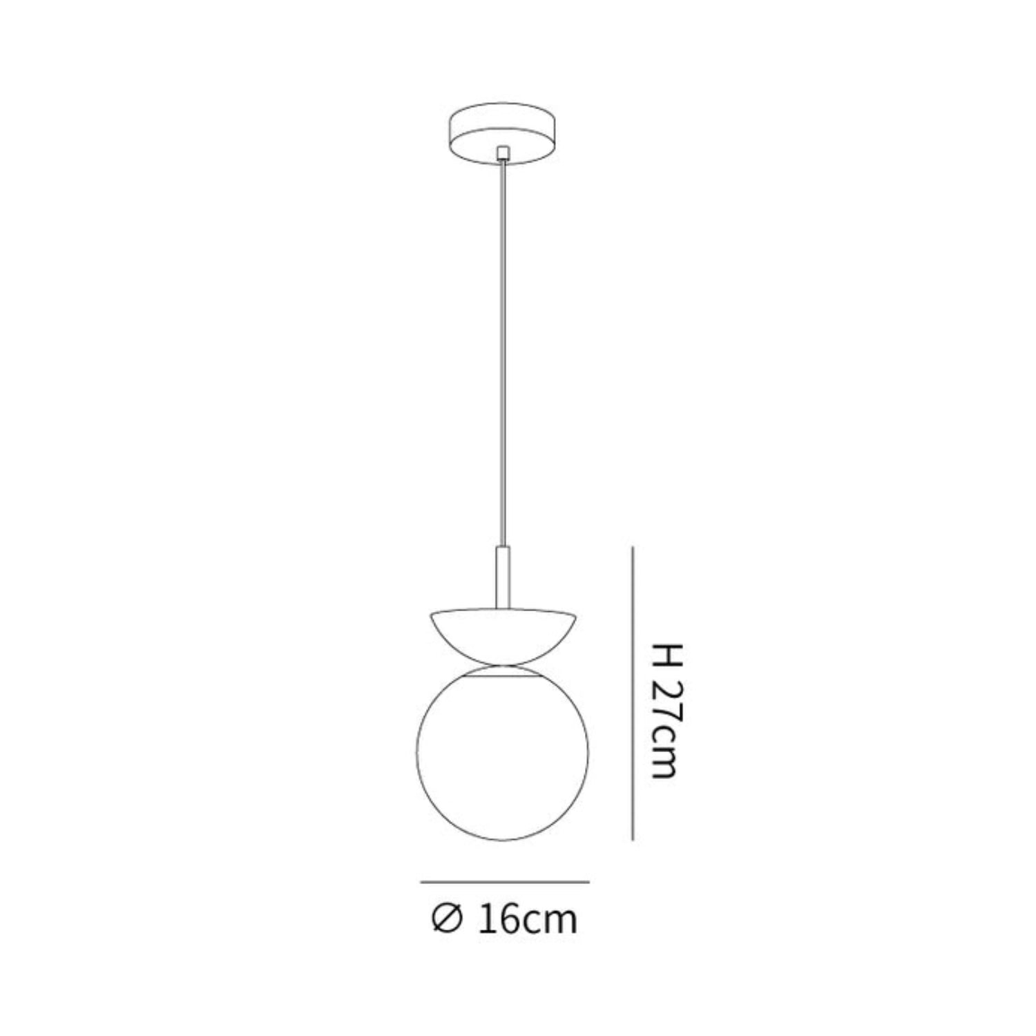 Lampada a sospensione Solvesta