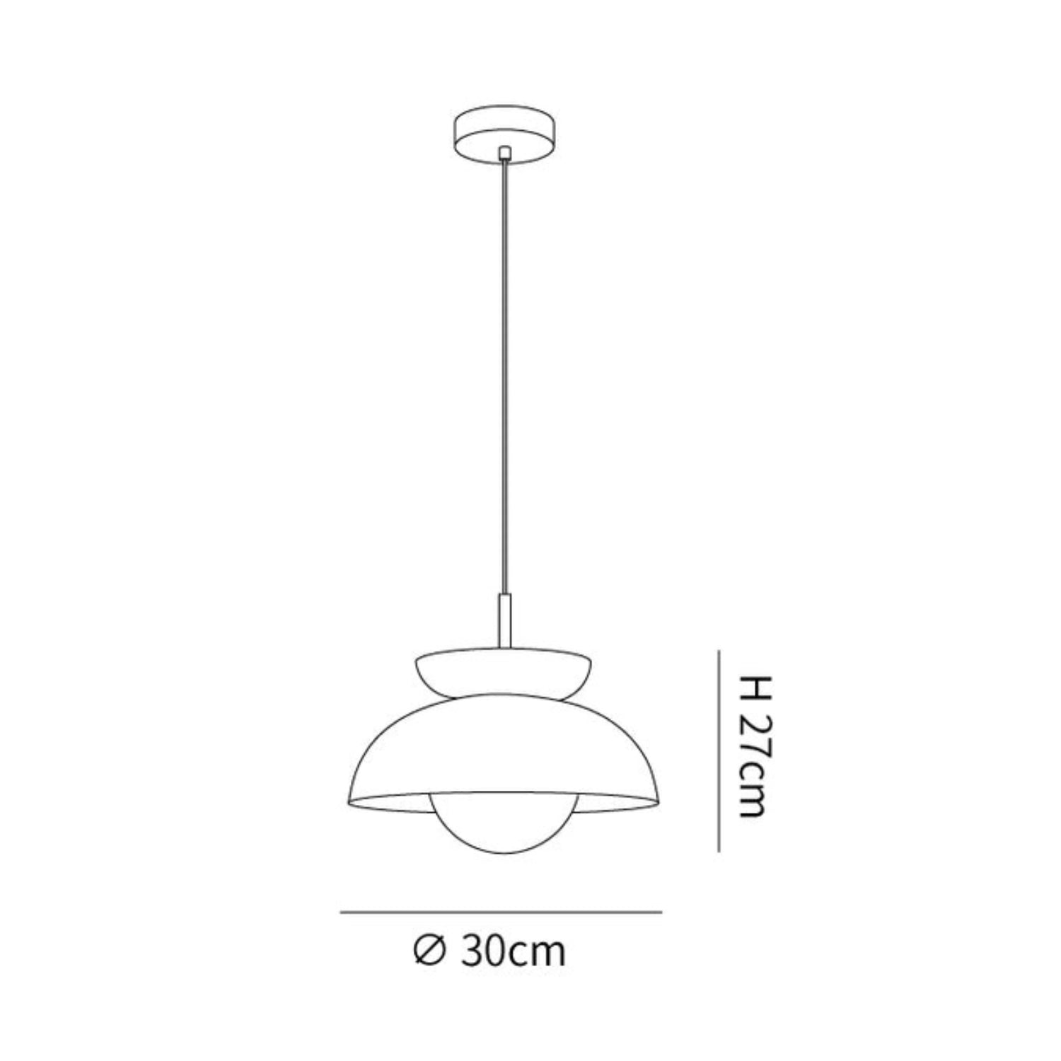 Lampada a sospensione Solvesta