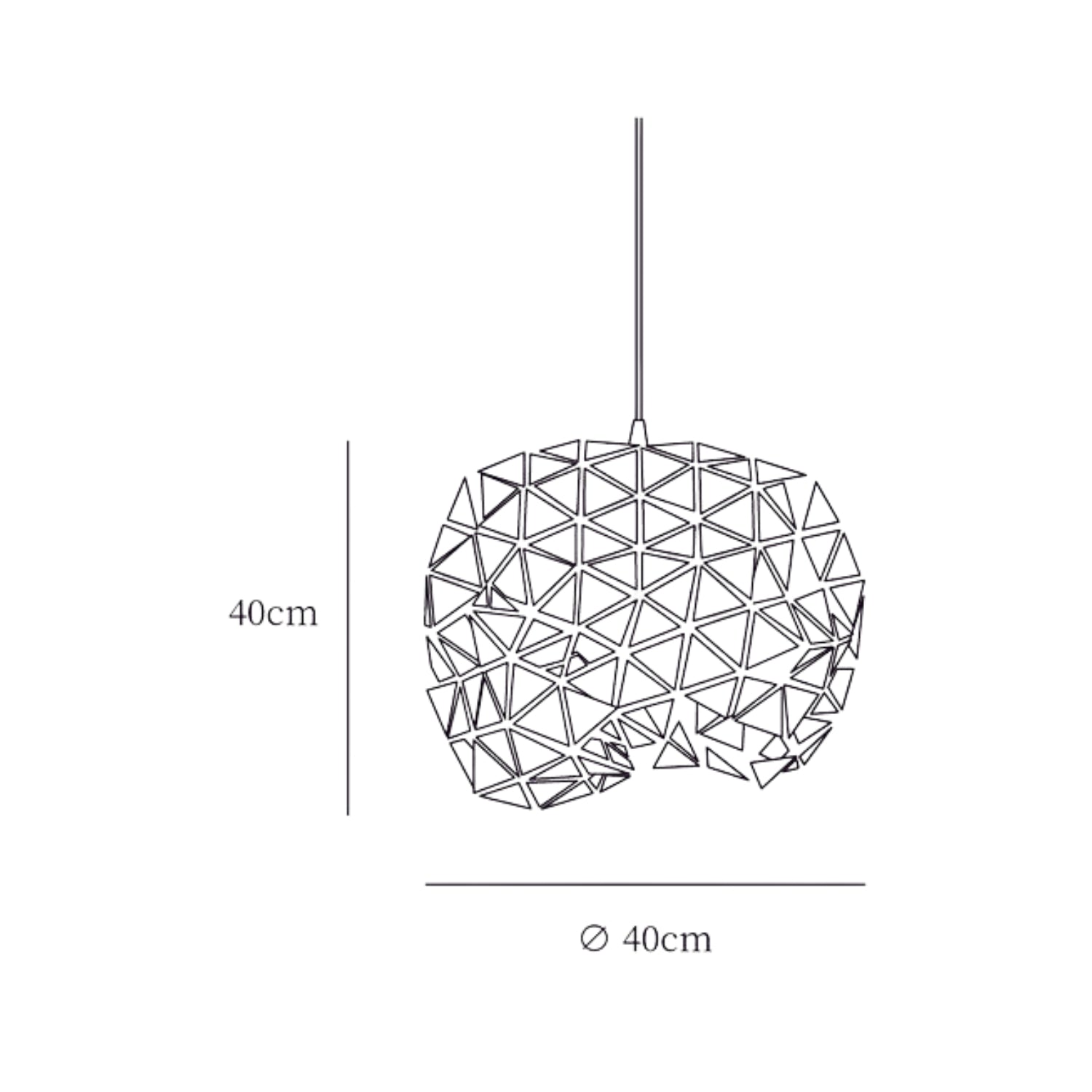 Lampada a sospensione Gomysca
