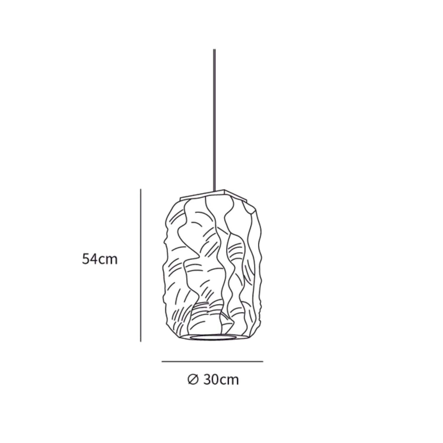 Lampada a sospensione Reisan