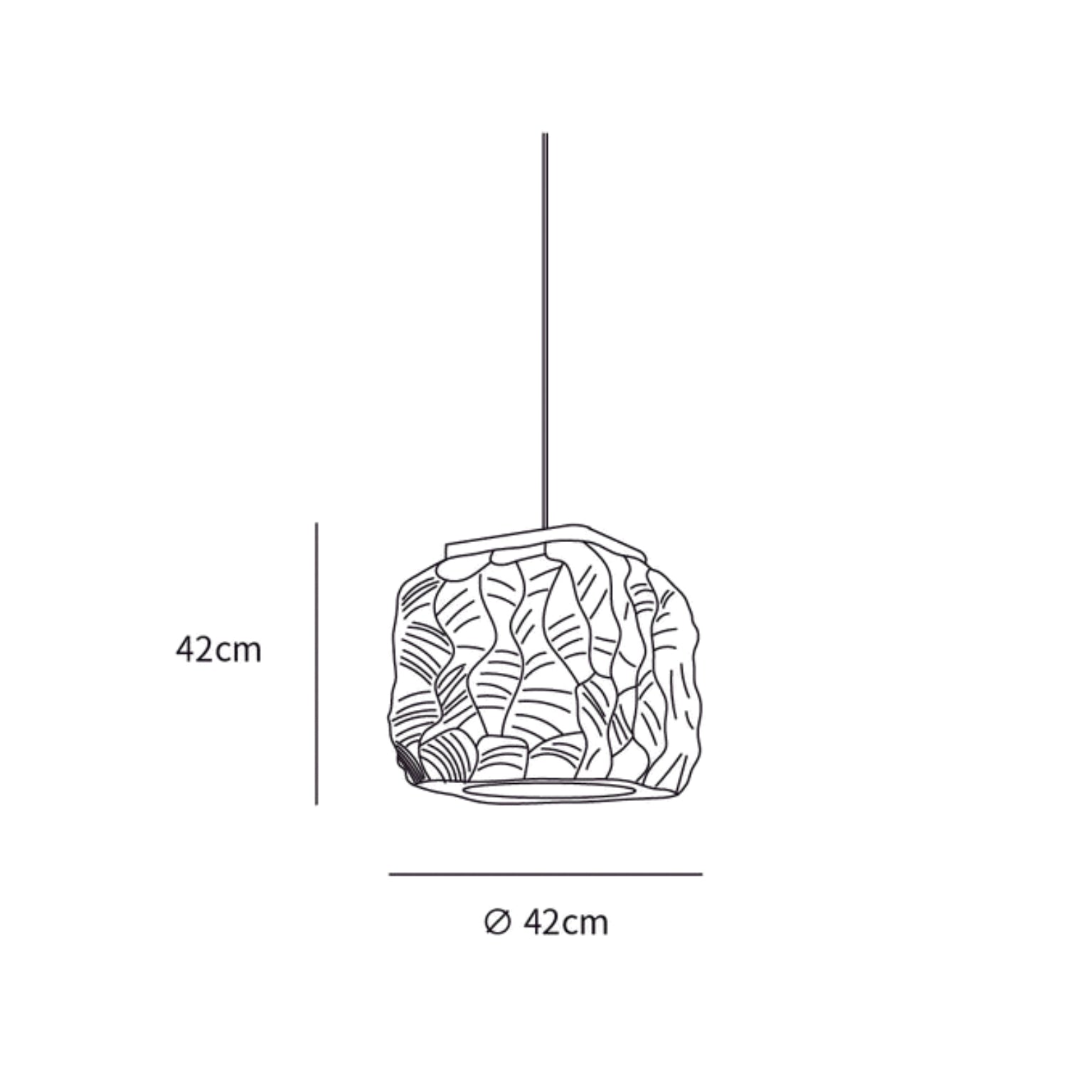 Lampada a sospensione Reisan