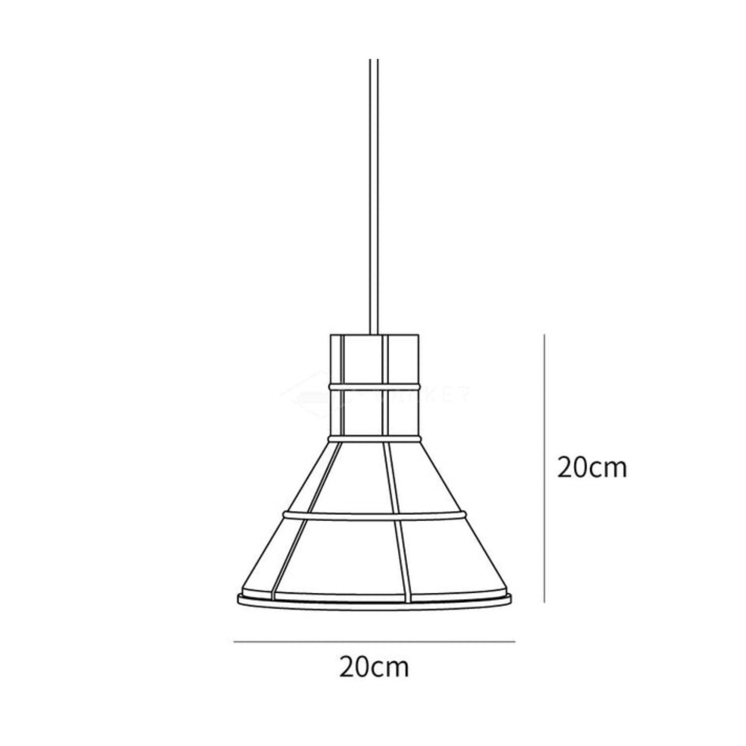 Lampada a sospensione Sokelin