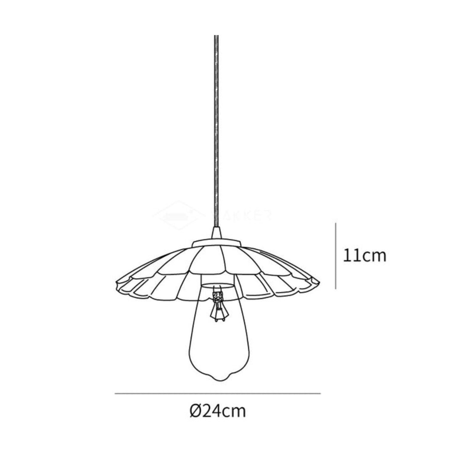Lampada a sospensione Seleko