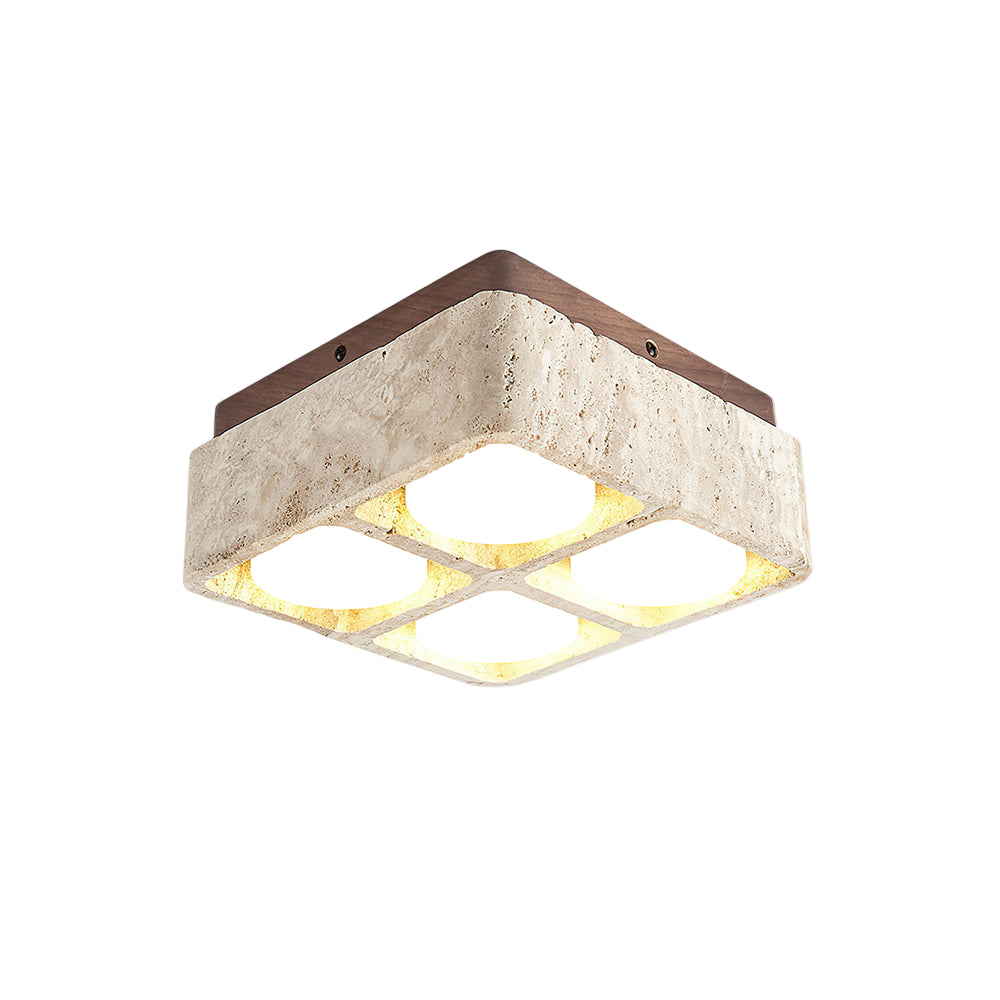 Dricovo Natuursteen Plafondlamp