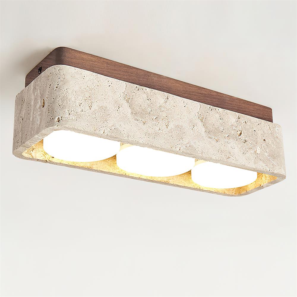Dricovo Natuursteen Plafondlamp