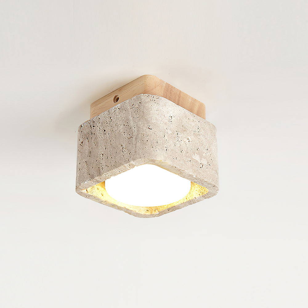 Dricovo Natuursteen Plafondlamp