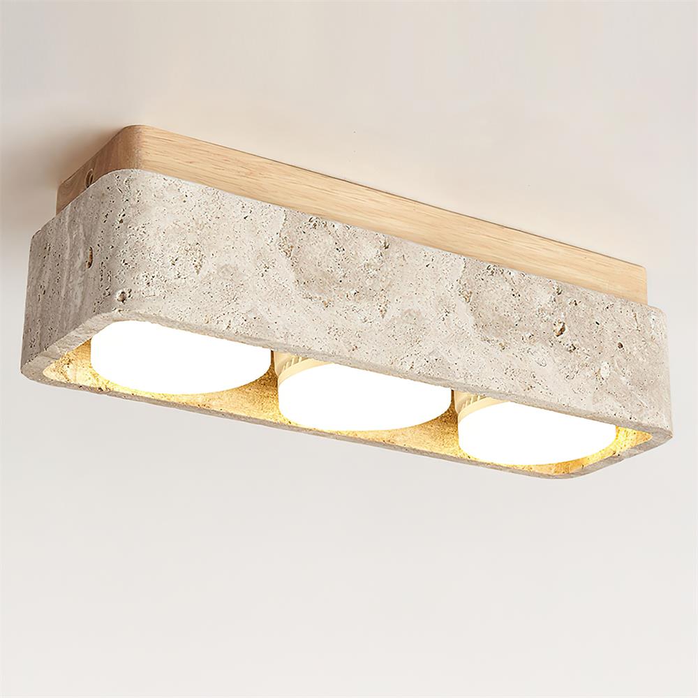 Dricovo Natuursteen Plafondlamp