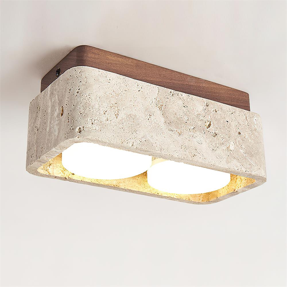 Dricovo Natuursteen Plafondlamp