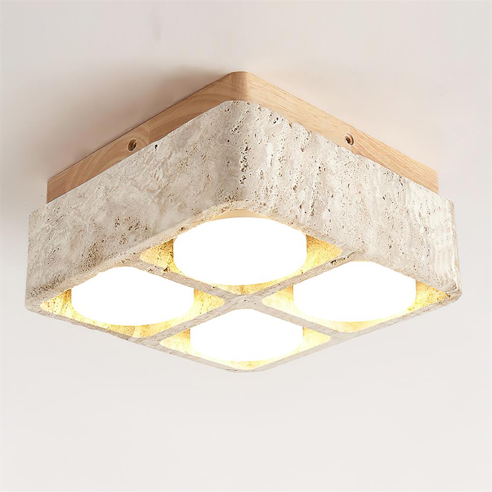 Dricovo Natuursteen Plafondlamp