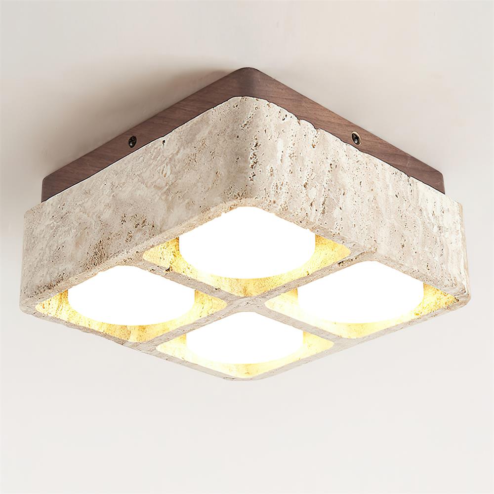Dricovo Natuursteen Plafondlamp