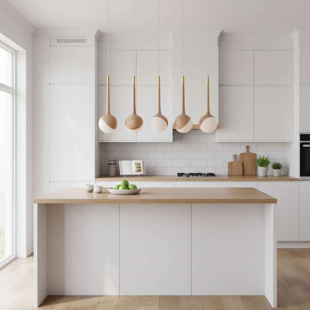 Mossy Drop Houten Hanglamp