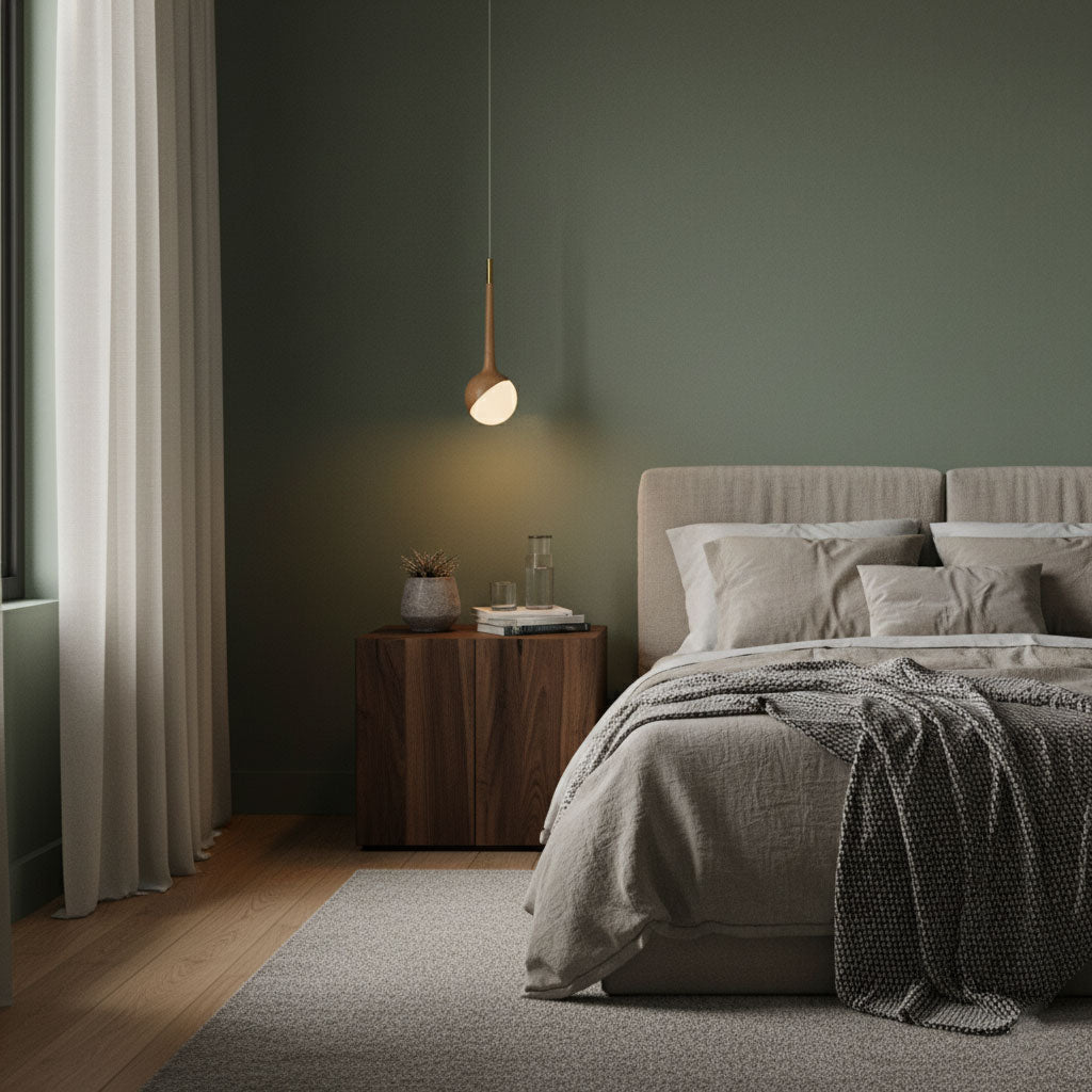 Mossy Drop Houten Hanglamp