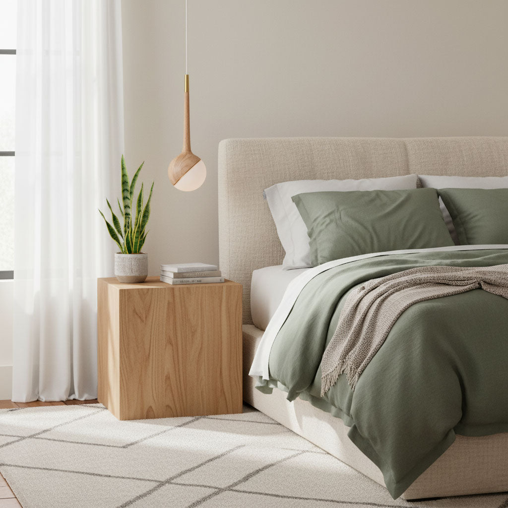 Mossy Drop Houten Hanglamp