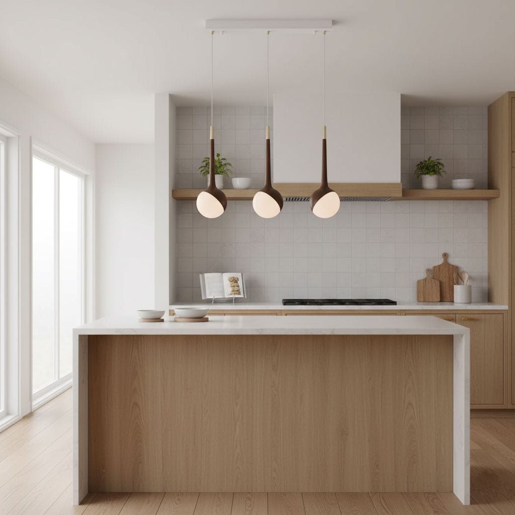 Mossy Drop Houten Hanglamp