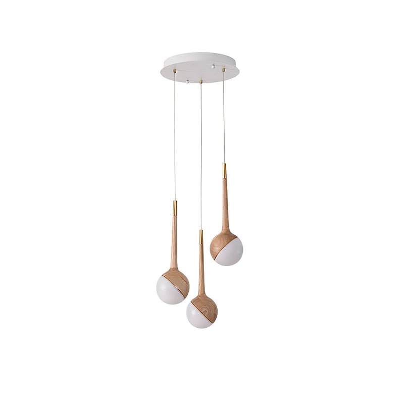 Mossy Drop Houten Hanglamp