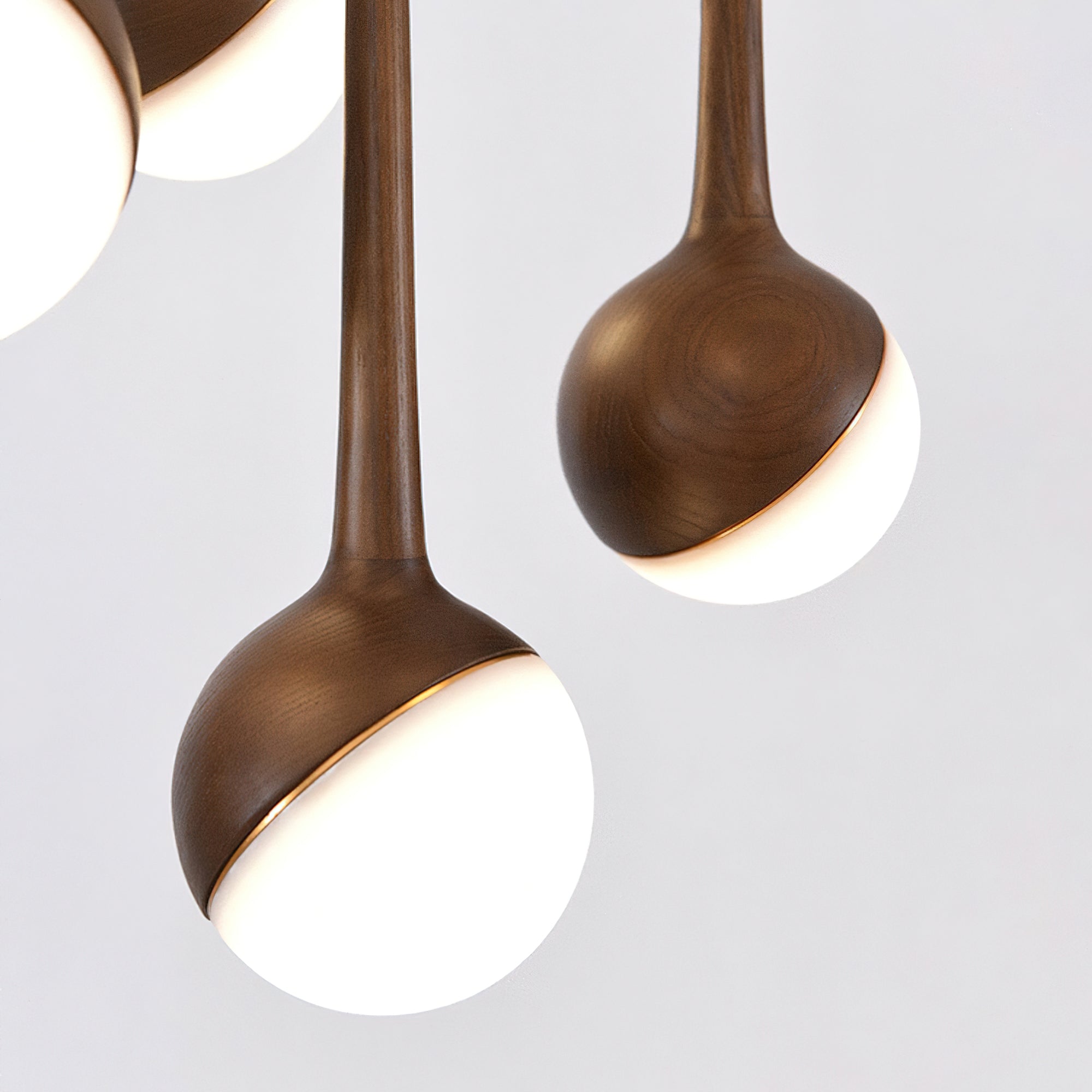 Mossy Drop Houten Hanglamp