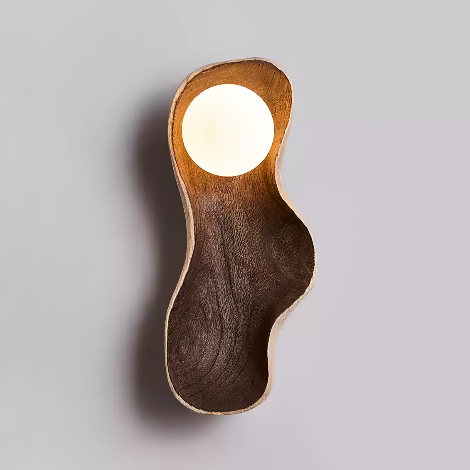Hescio Lampada da Parete in Legno
