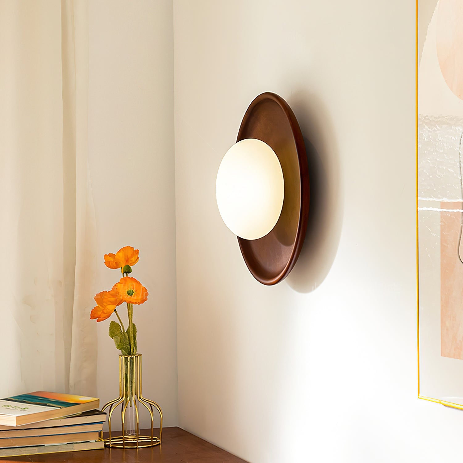 Wylcor Houten Wandlamp
