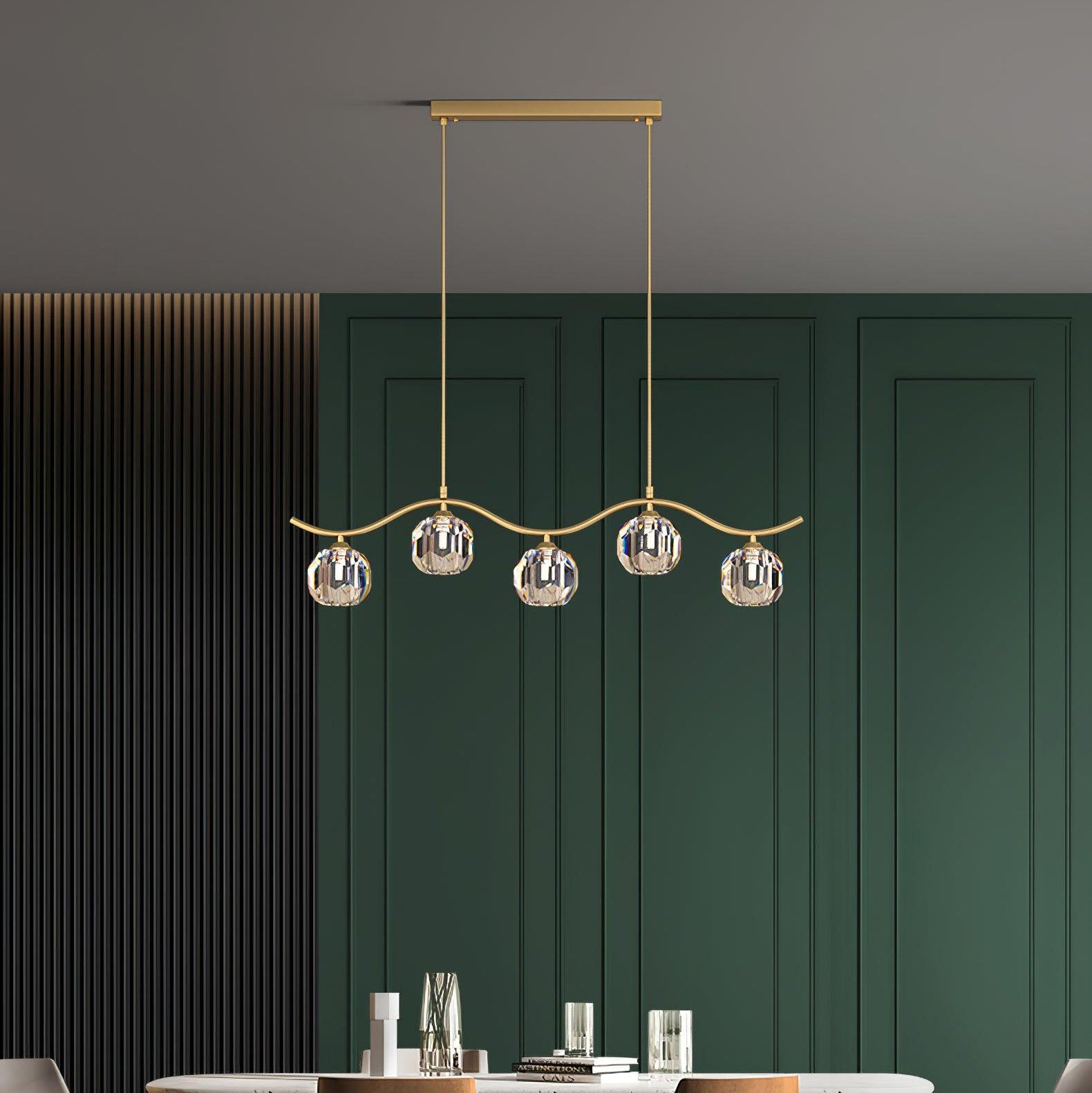 Lampada a sospensione tripla Aueres