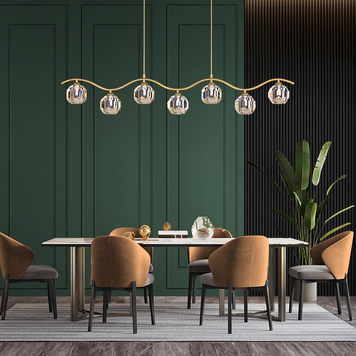 Lampada a sospensione tripla Aueres