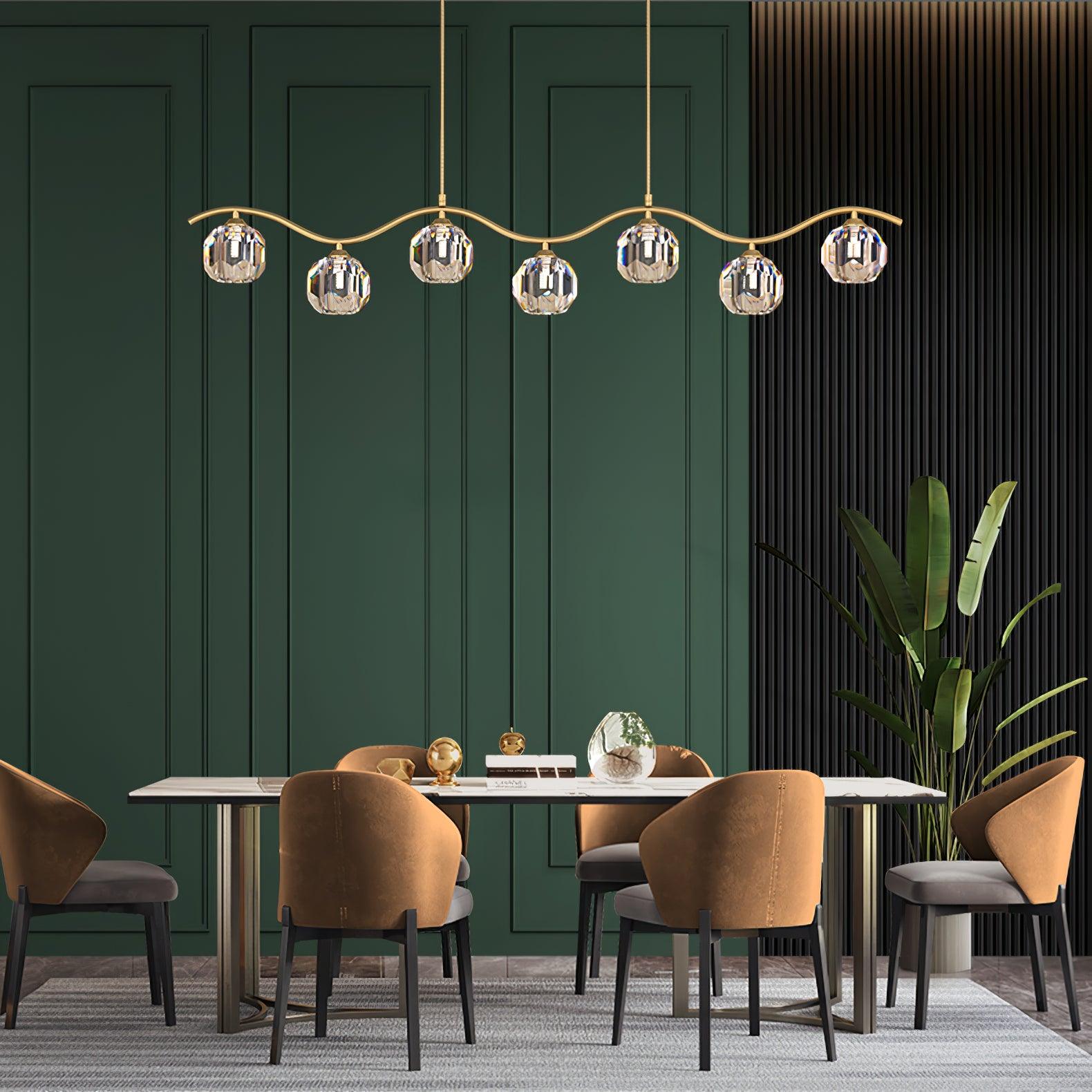 Lampada a sospensione tripla Aueres