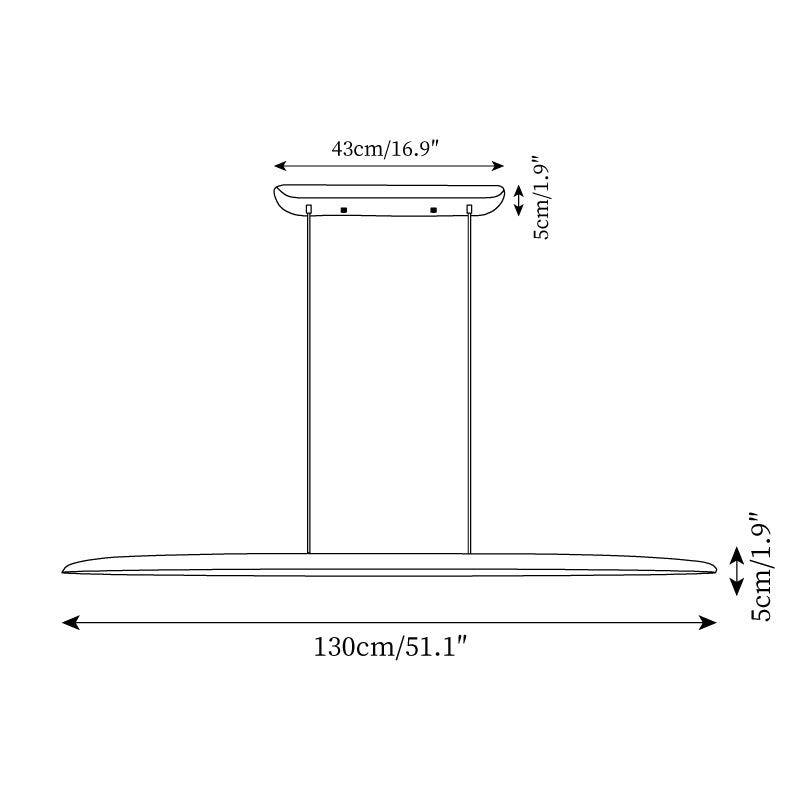 Esaso Houten Hanglamp