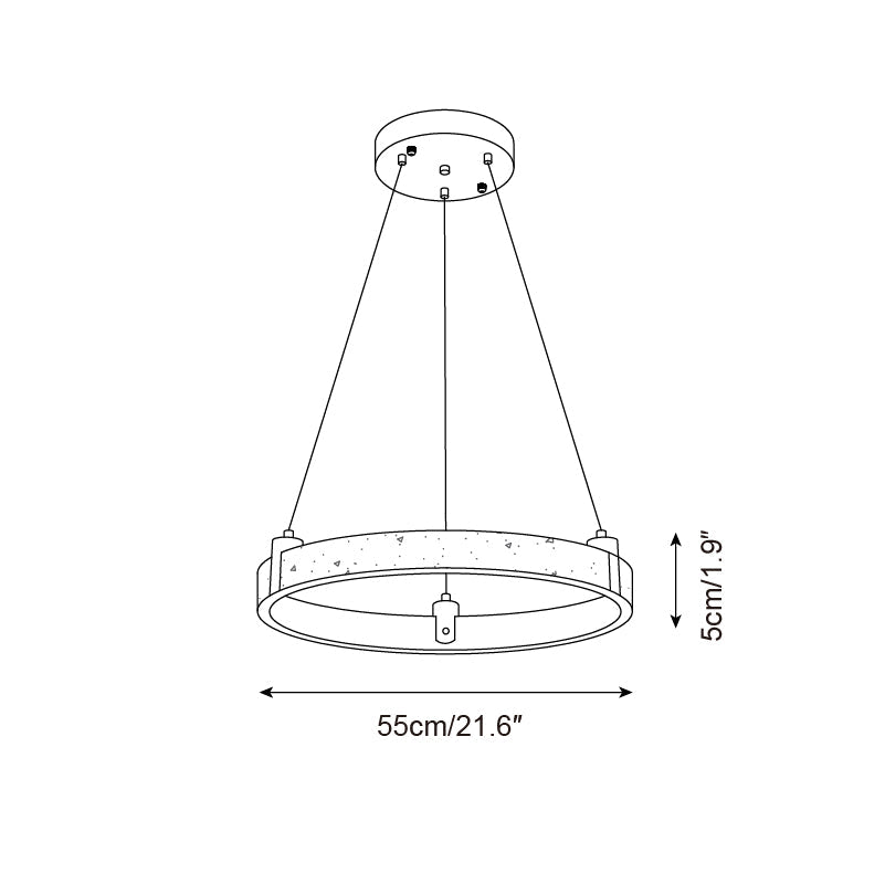 Ecolaze Natuursteen Hanglamp