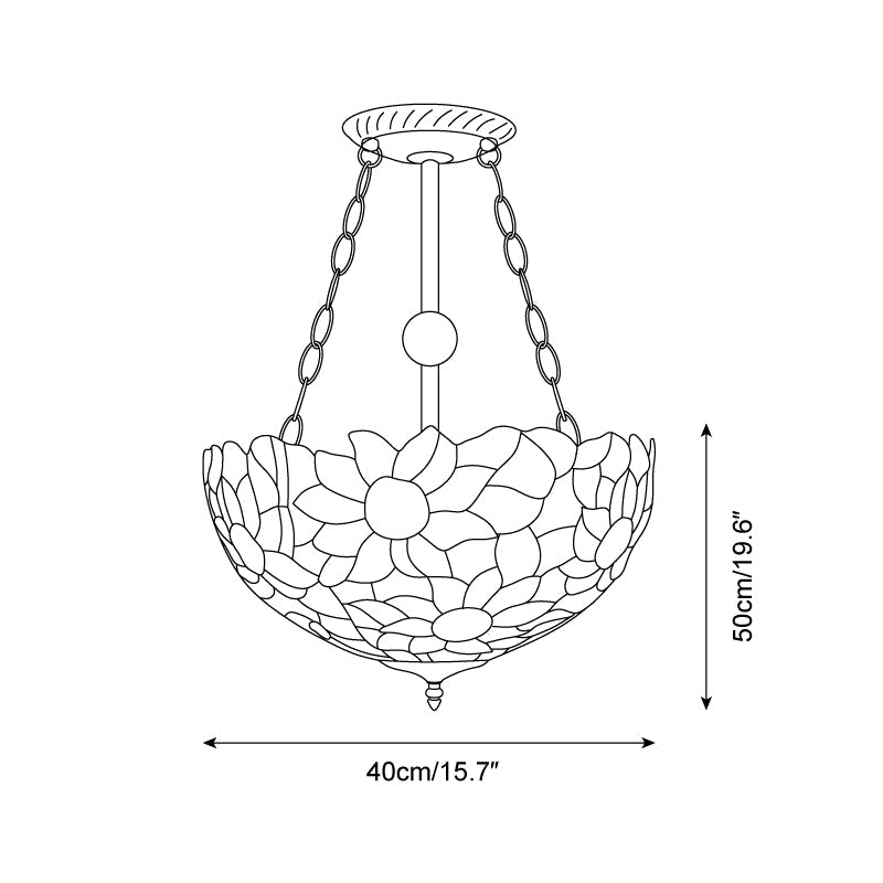 Lentysa Tiffany Plafondlamp
