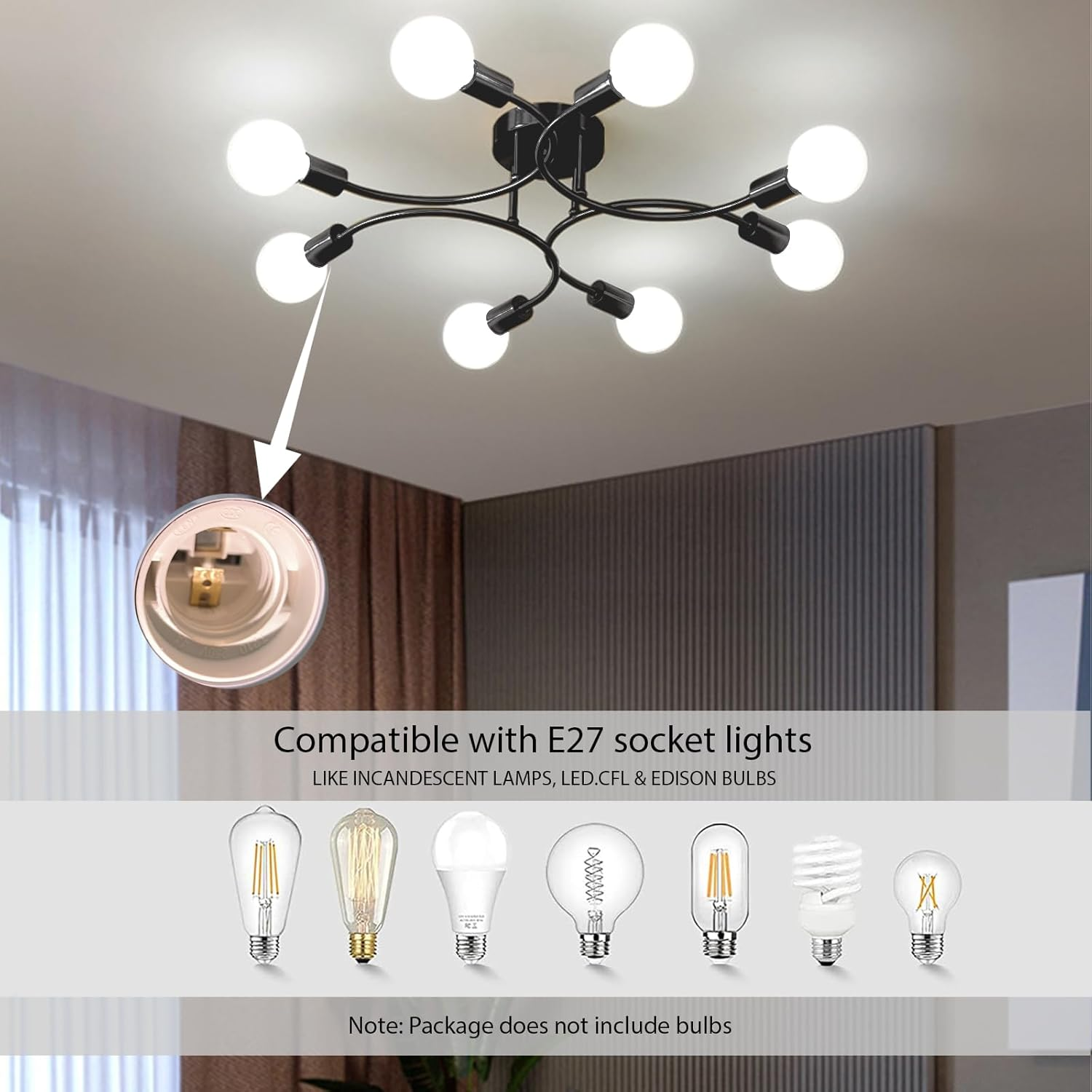 Lazeza Plafondlamp
