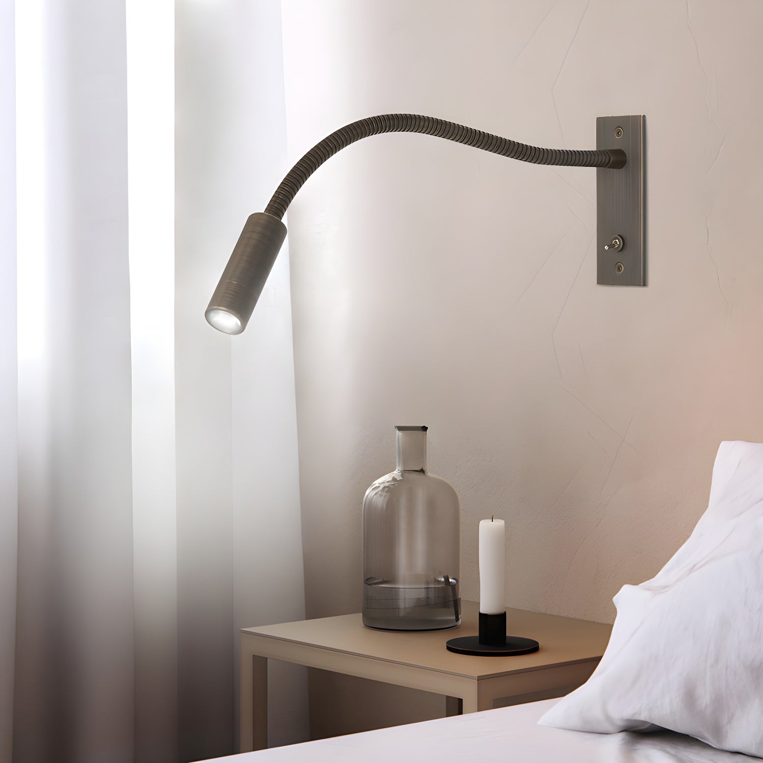 Elezor Flexibele Gooseneck Wandlamp