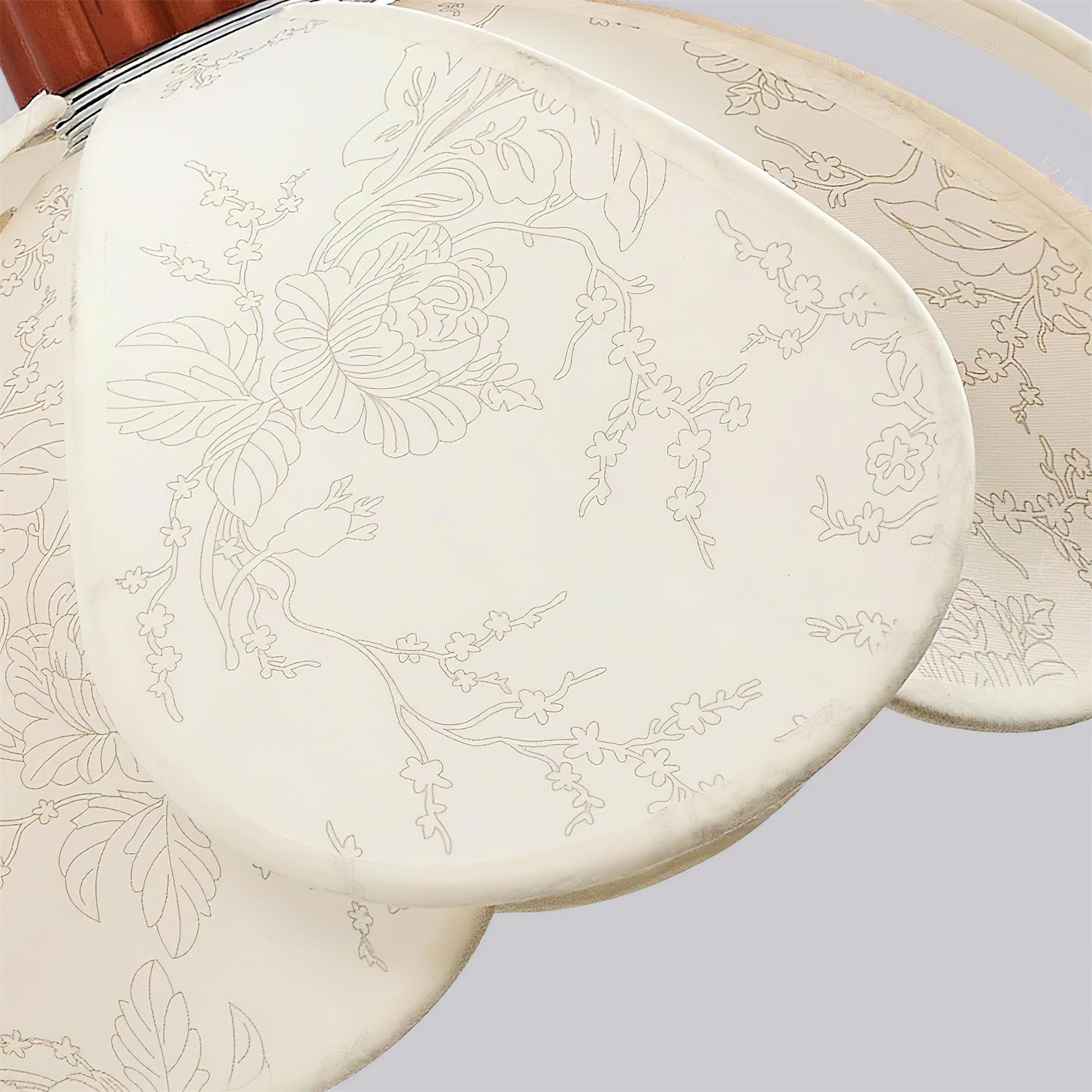 Lampada da parete a fiore Dolenna