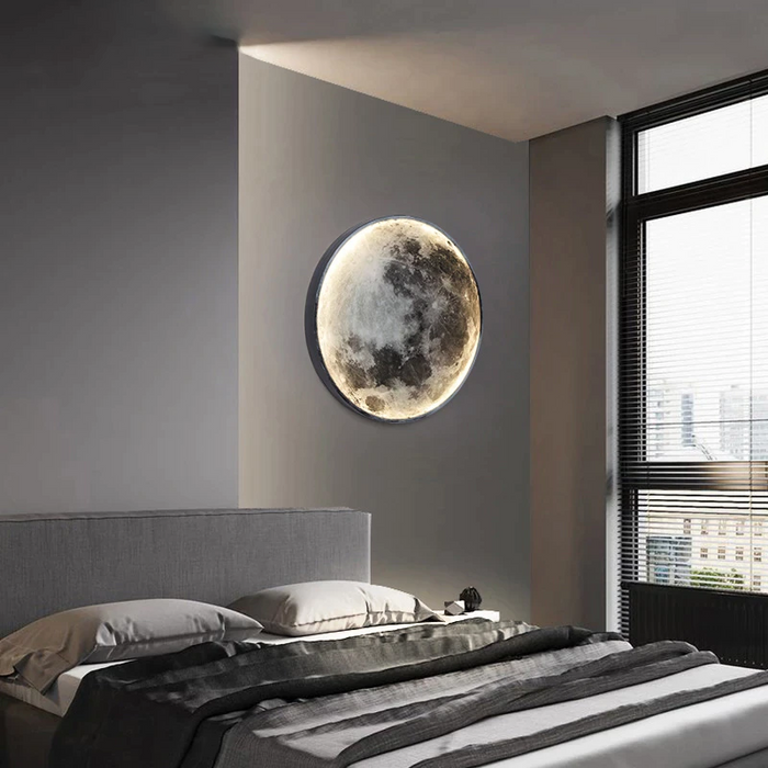 Eclipse Maanontwerp Wandlamp