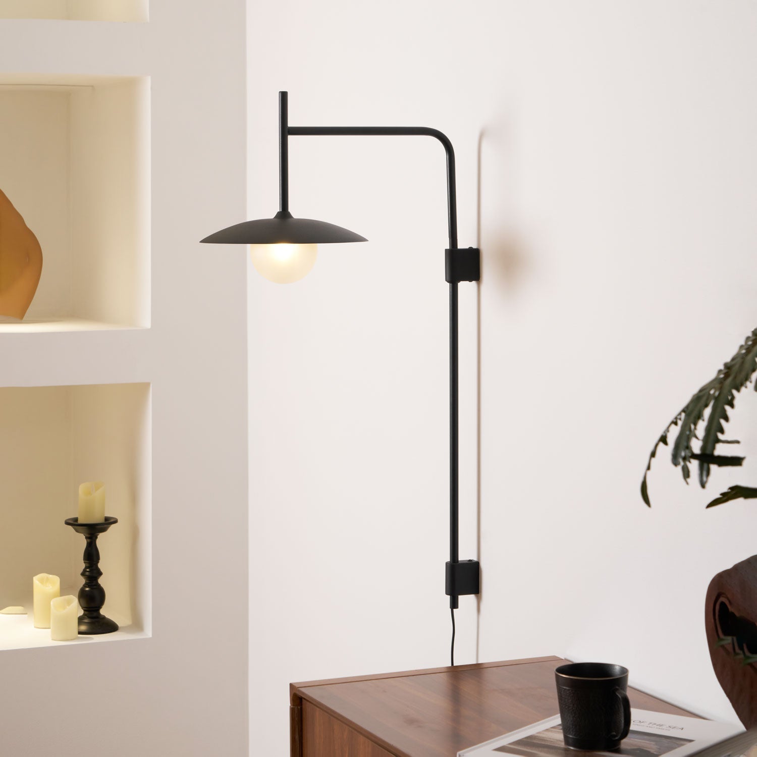 Lamavell Swing Arm Wandlamp