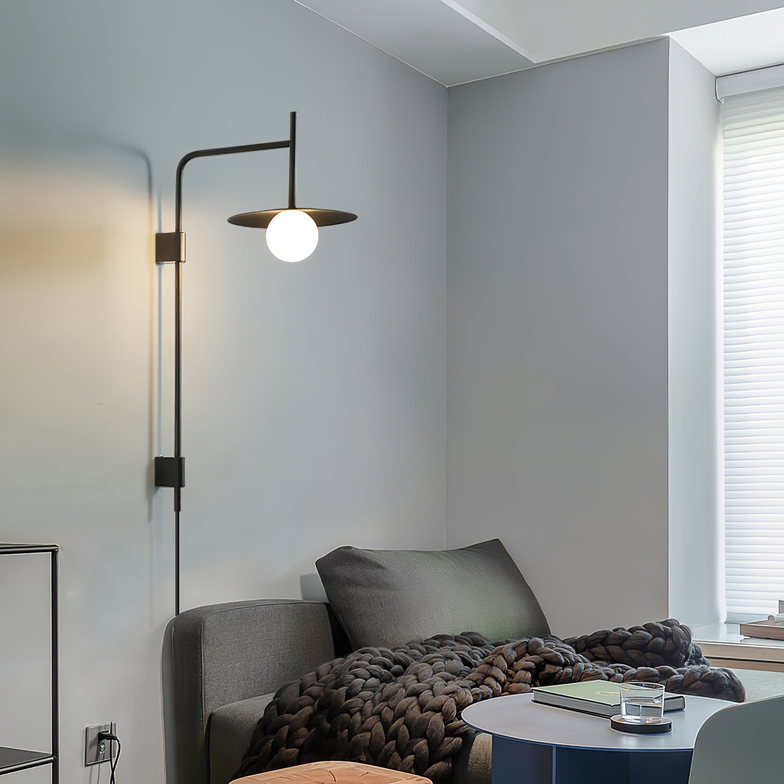 Lamavell Swing Arm Wandlamp