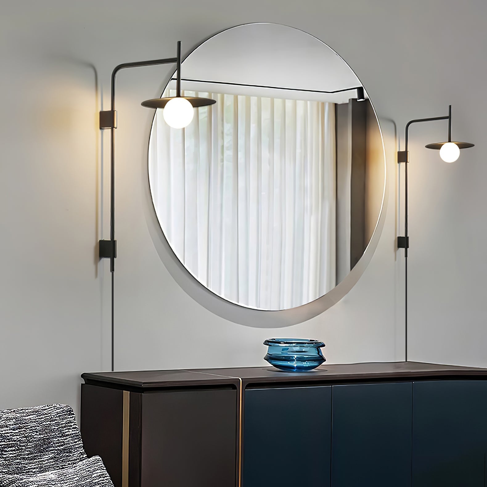 Lamavell Swing Arm Wandlamp