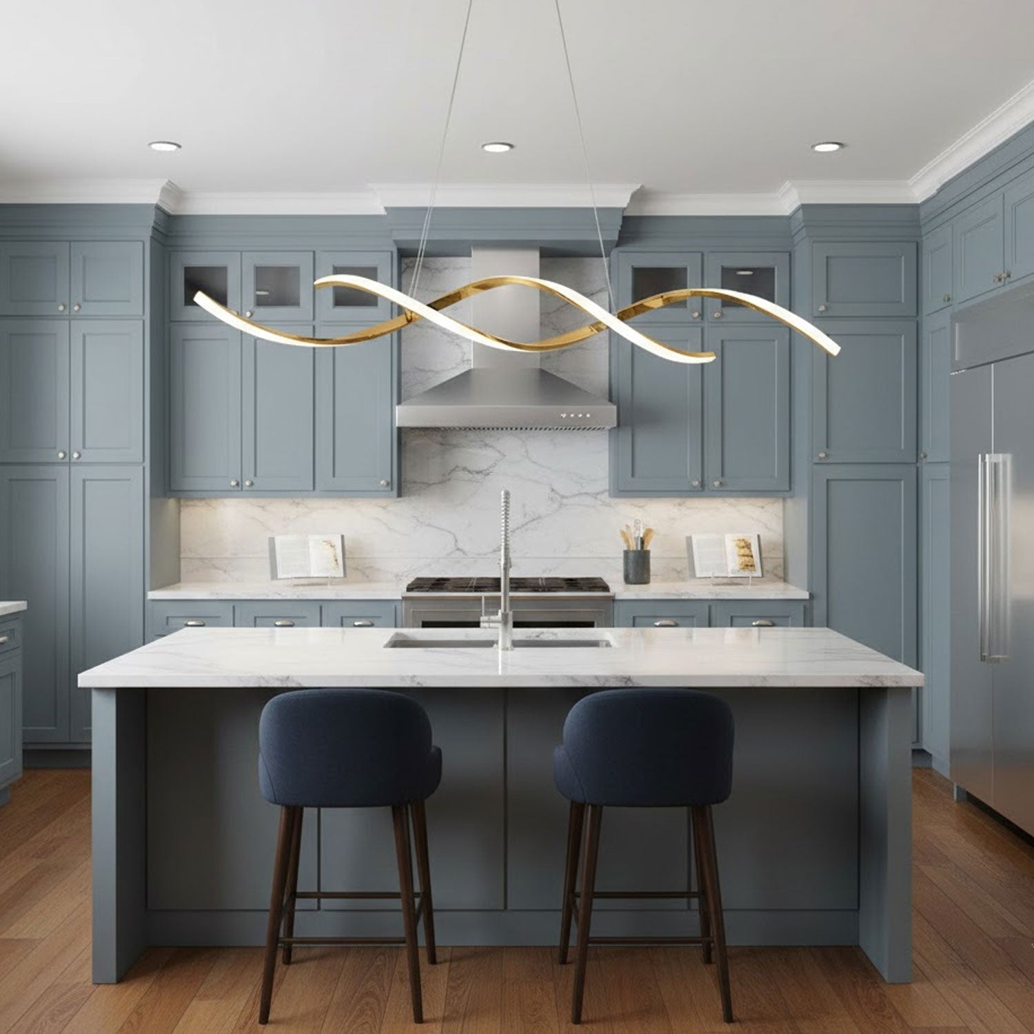 Lampada a sospensione Luos Wave