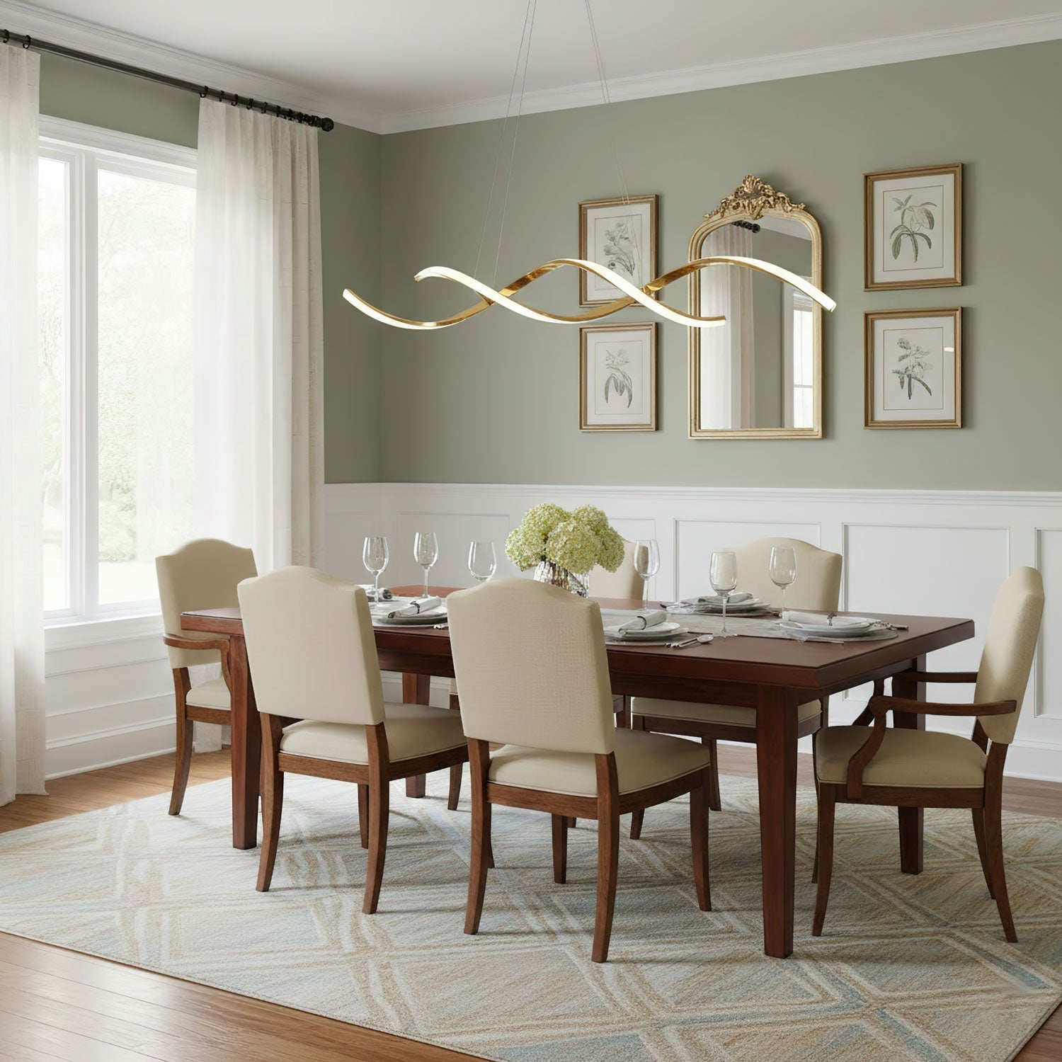 Lampada a sospensione Luos Wave