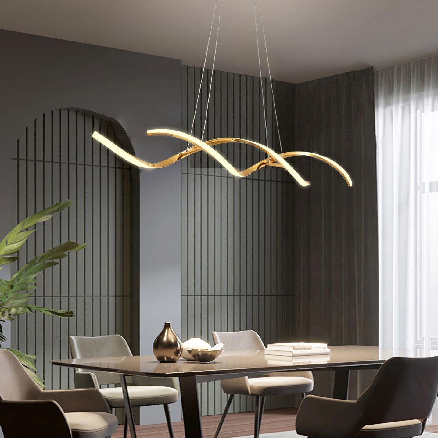 Lampada a sospensione Luos Wave