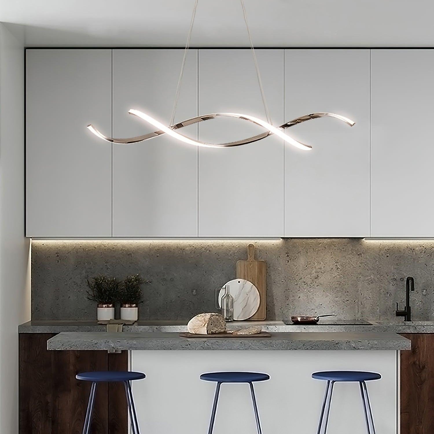 Lampada a sospensione Luos Wave