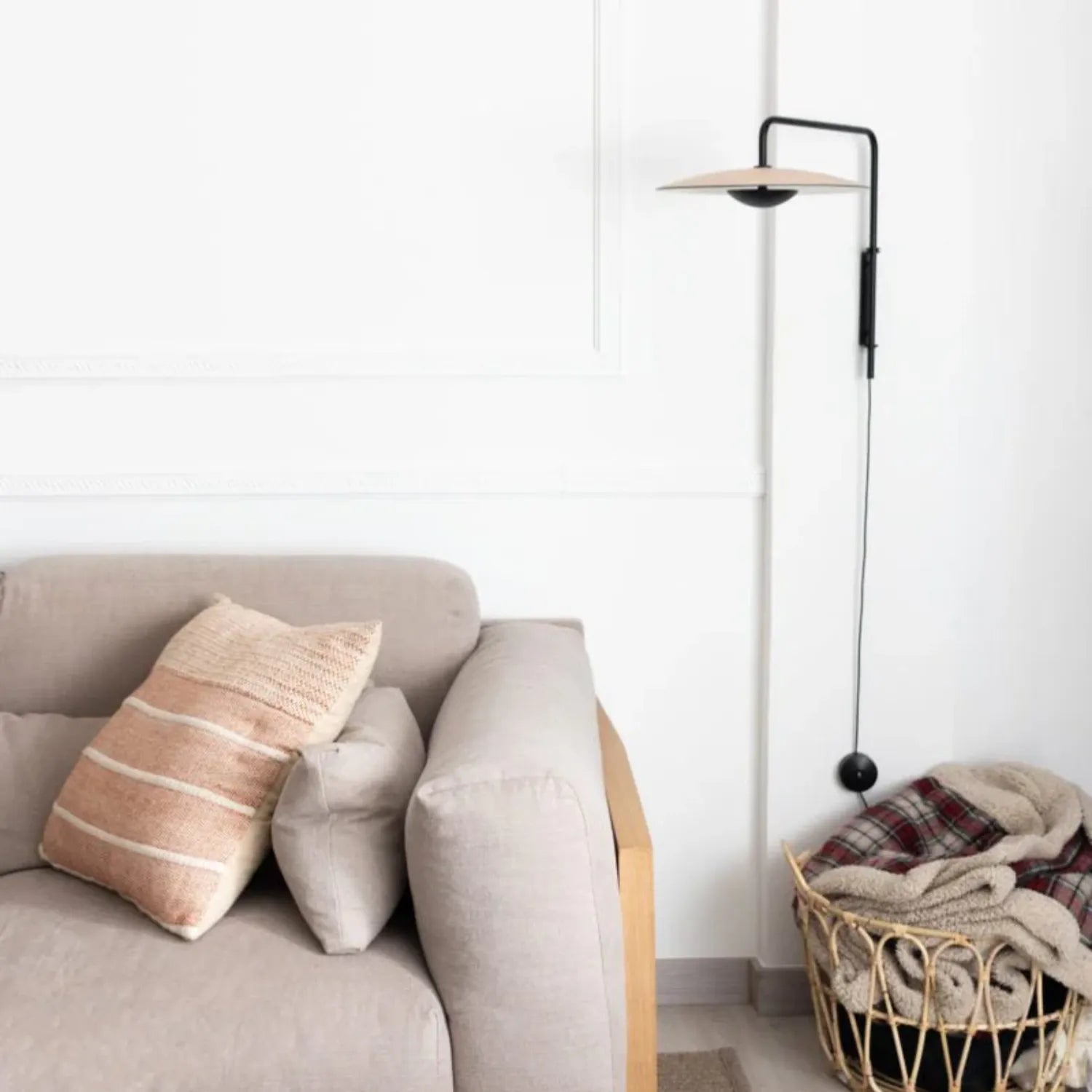 Lampada da parete a braccio Gezone