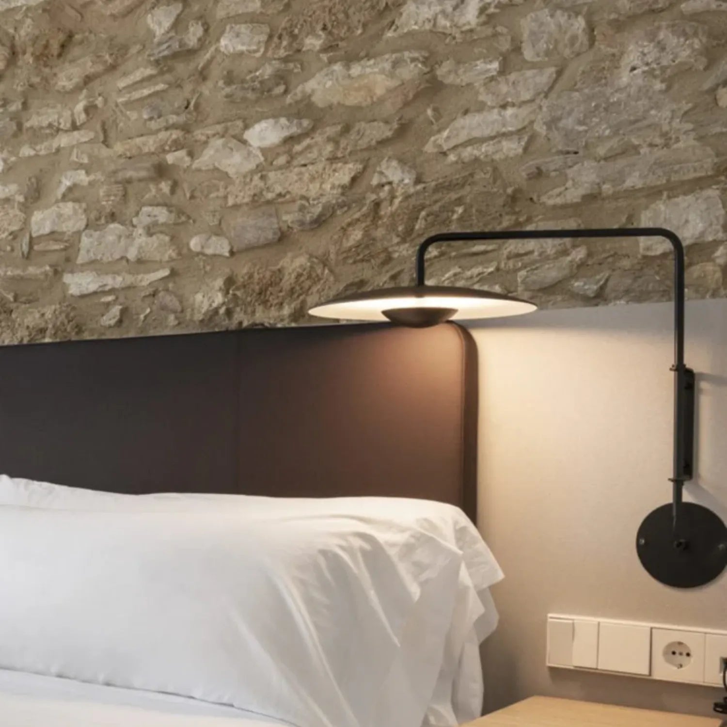 Lampada da parete a braccio Gezone