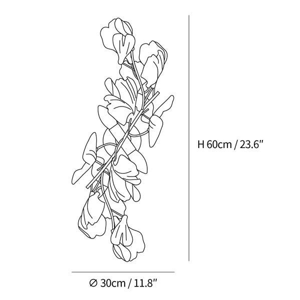 Soreli Flower Wandlamp