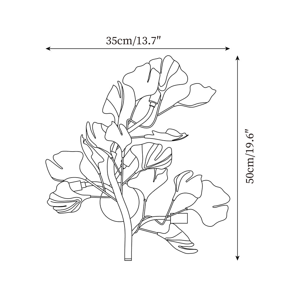 Egiso Flower Wandlamp