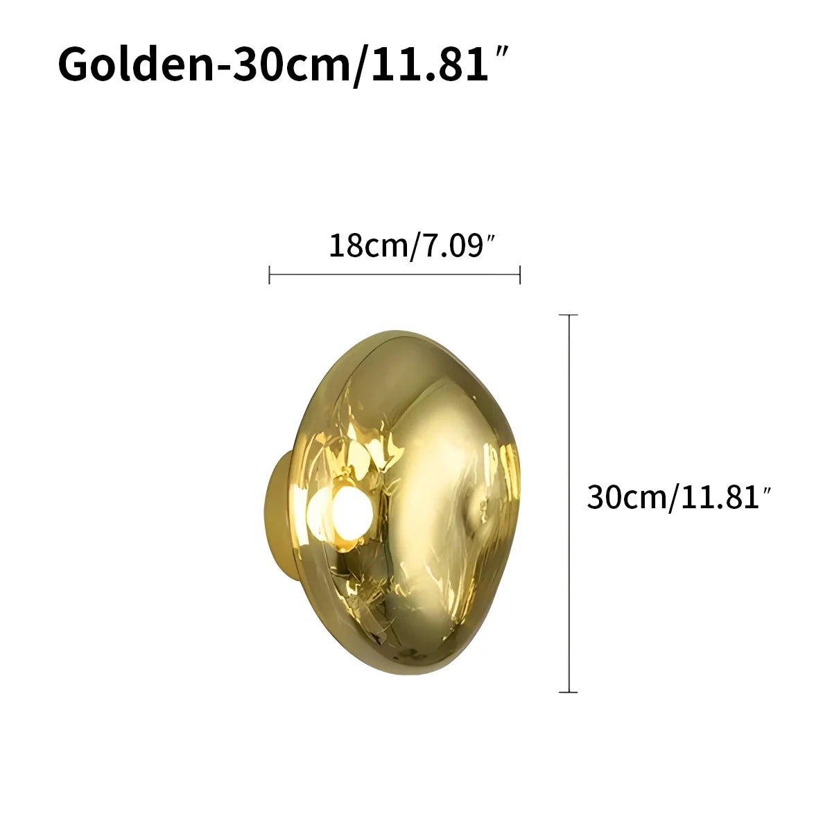 Lavastone Wandlamp