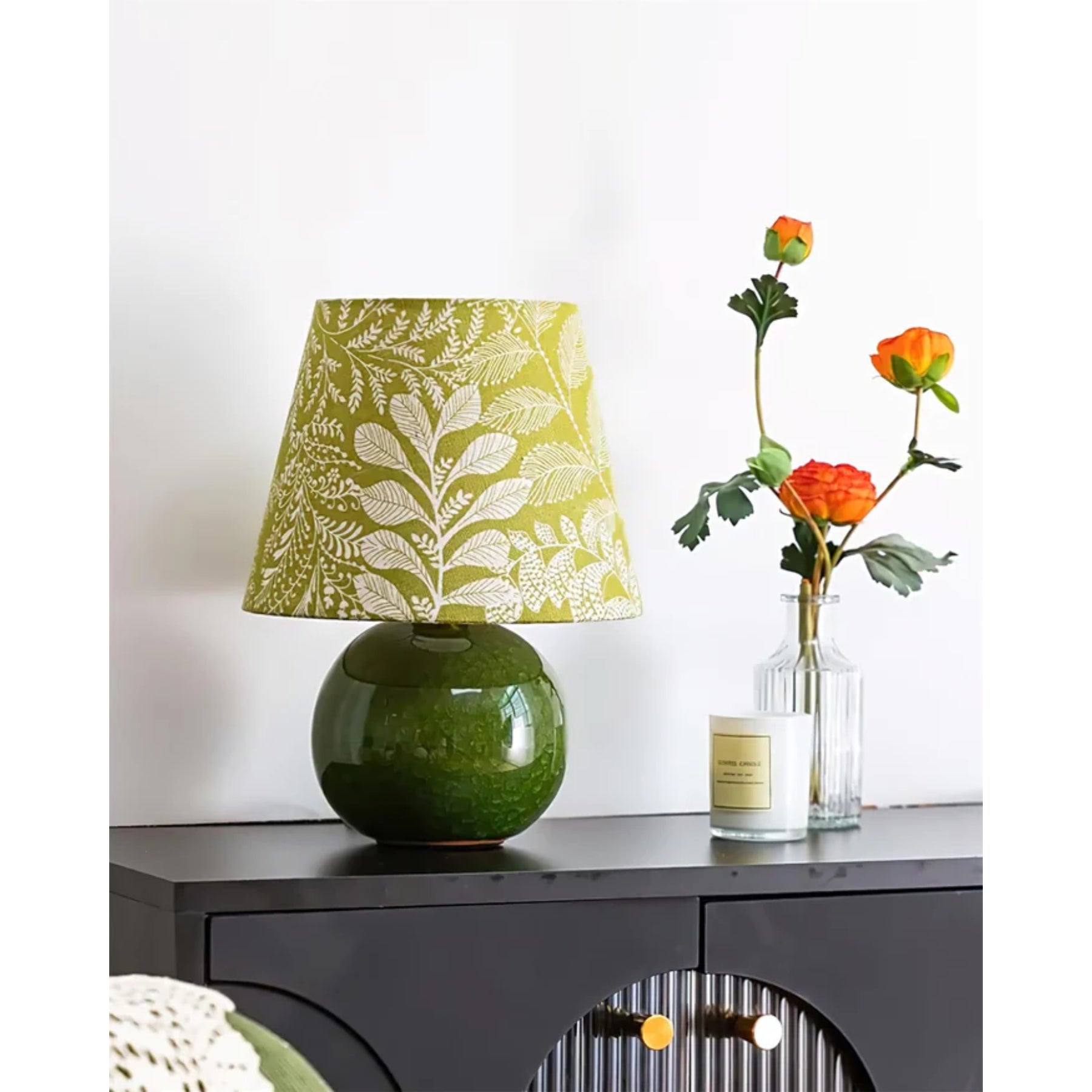 Leytha Groene Tafellamp