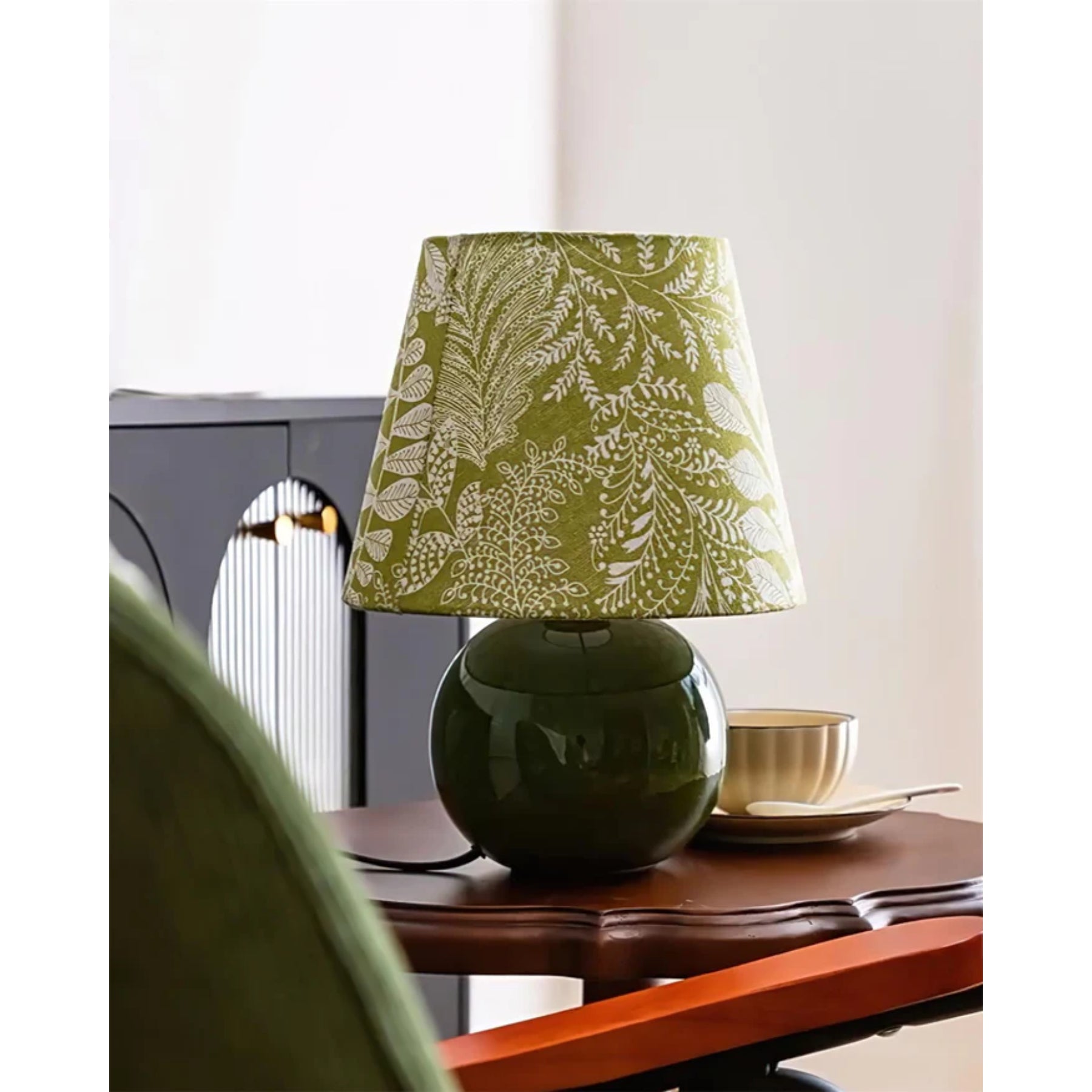 Leytha Groene Tafellamp