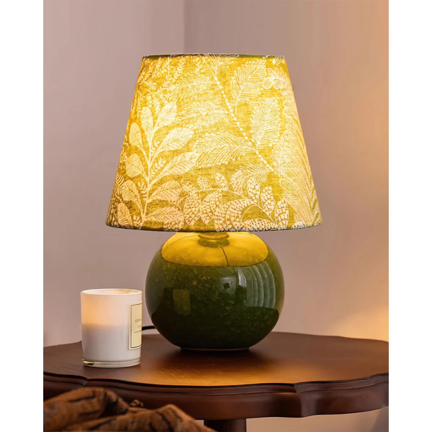 Leytha Groene Tafellamp